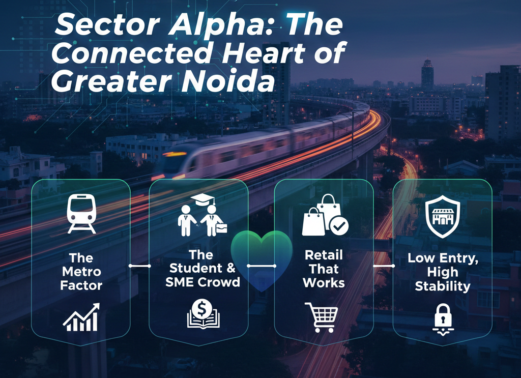 Sector Alpha Greater Noida connectivity and residential hub